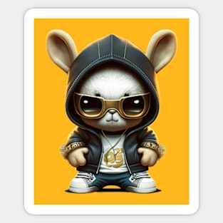 DJ Marusaurs the Bunny Rabbit Sticker